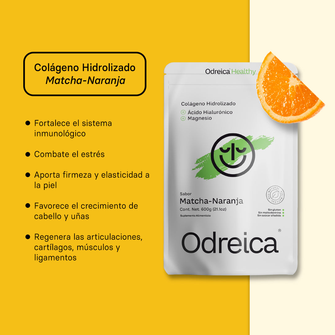 Colágeno Hidrolizado | Matcha-Naranja